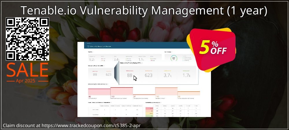 Tenable.io Vulnerability Management - 1 year  coupon on April Fools' Day discounts