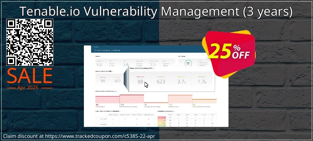 Tenable.io Vulnerability Management - 3 years  coupon on April Fools' Day sales