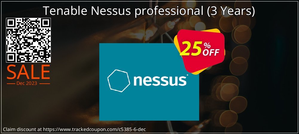 Tenable Nessus professional - 3 Years  coupon on Palm Sunday deals