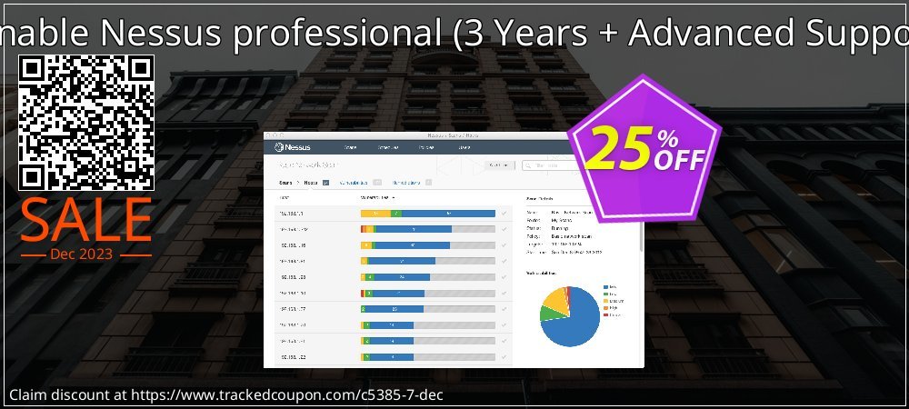 Tenable Nessus professional - 3 Years + Advanced Support  coupon on Working Day offering discount