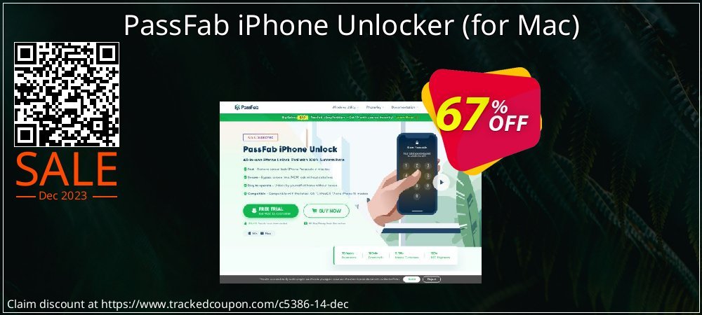 Get 67% OFF PassFab iPhone Unlocker (for Mac) offering sales