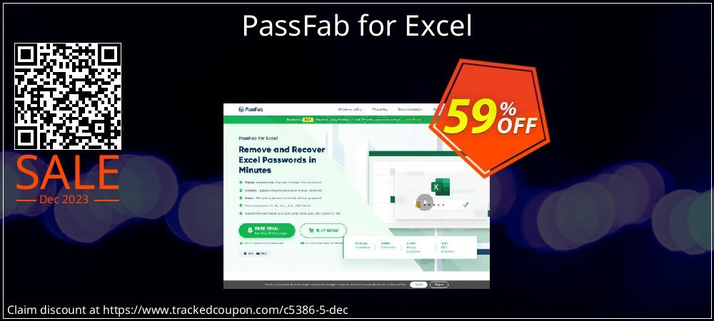 Claim 59% OFF PassFab for Excel Coupon discount October, 2020
