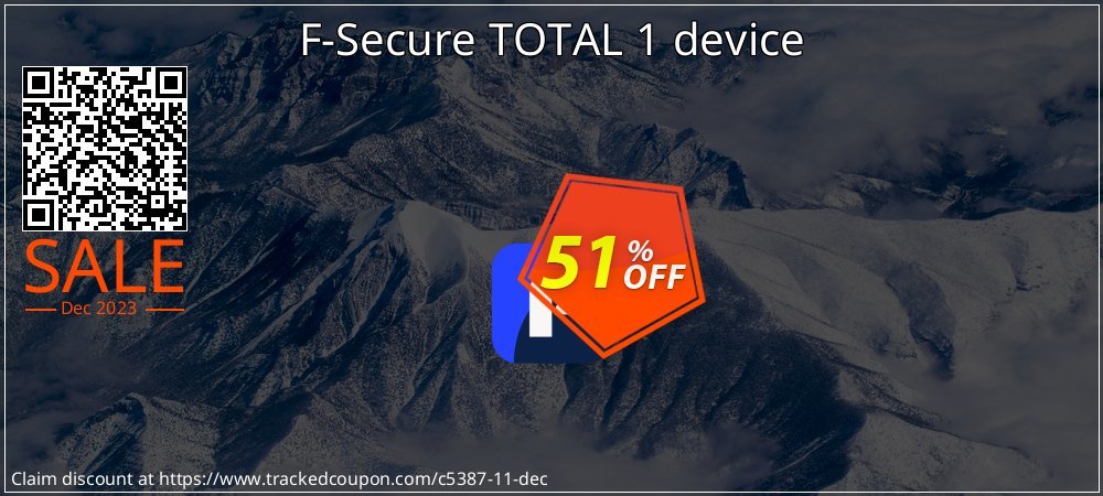 F-Secure TOTAL 1 device coupon on National Savings Day super sale