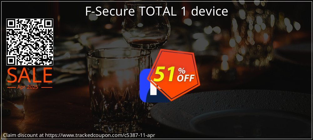 F-Secure TOTAL 1 device coupon on World Party Day sales