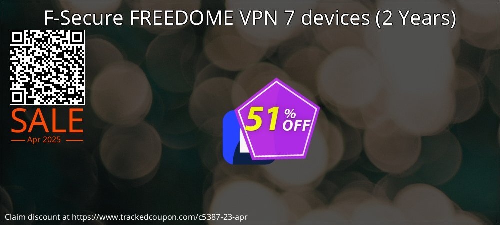 F-Secure FREEDOME VPN 7 devices - 2 Years  coupon on Easter Day discount