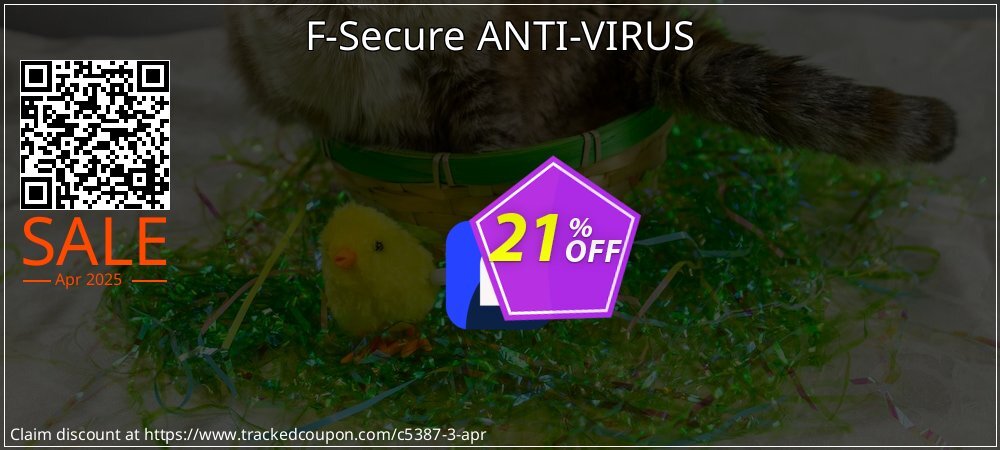 F-Secure ANTI-VIRUS coupon on Easter Day deals