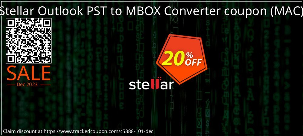Stellar Outlook PST to MBOX Converter coupon - MAC  coupon on Thanksgiving Day promotions