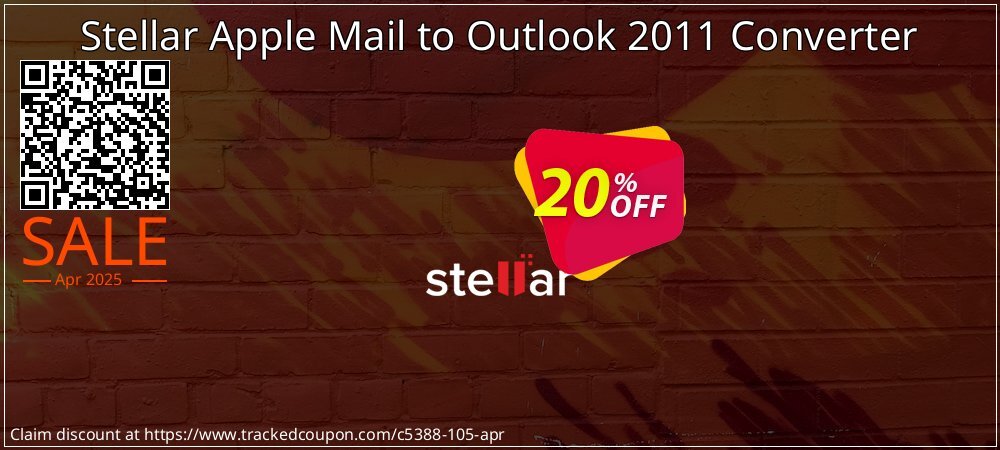 Stellar Apple Mail to Outlook 2011 Converter coupon on Mother's Day super sale