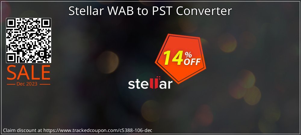 Stellar WAB to PST Converter coupon on World Hello Day offering discount