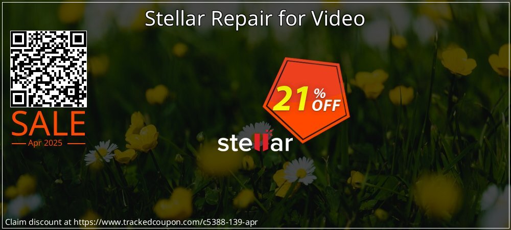 Stellar Repair for Video coupon on April Fools' Day offer