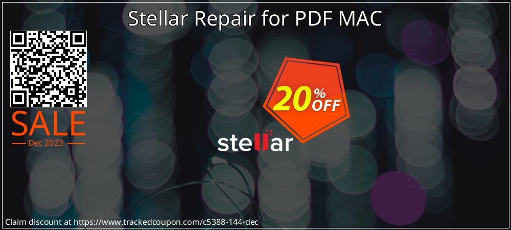 Stellar Repair for PDF MAC coupon on National Smile Day sales