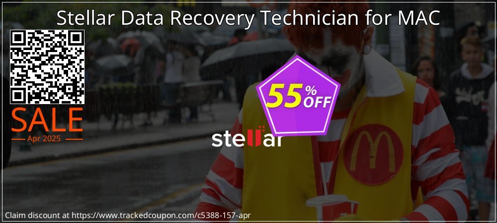 Stellar Data Recovery Technician for MAC coupon on National Memo Day offering discount