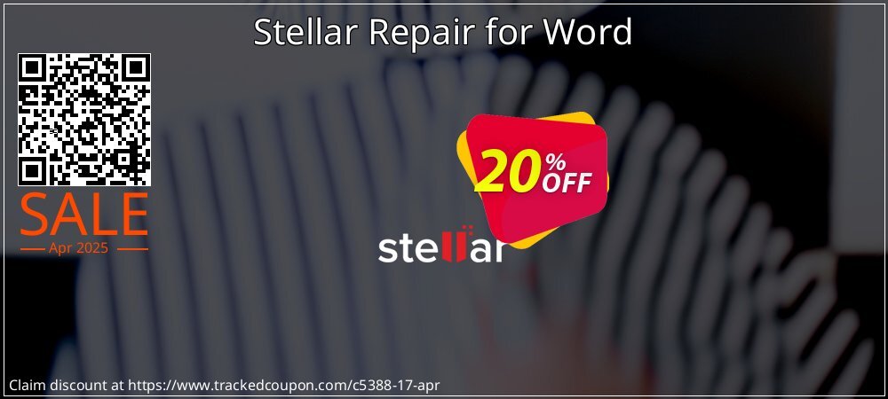 Stellar Repair for Word coupon on April Fools' Day discounts