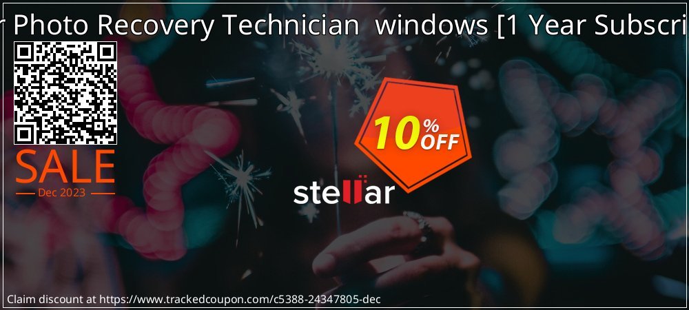 Stellar Photo Recovery Technician  windows  - 1 Year Subscription  coupon on National No Smoking Day offering discount