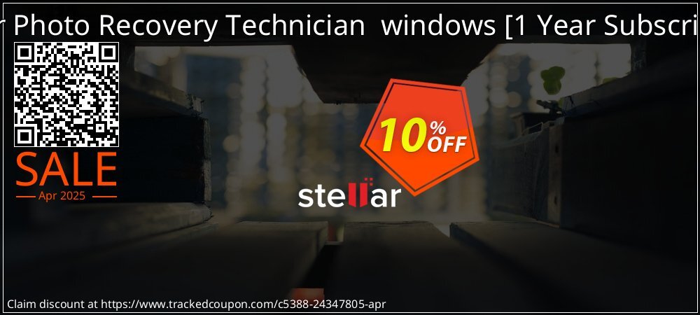 Stellar Photo Recovery Technician  windows  - 1 Year Subscription  coupon on National Walking Day offering sales