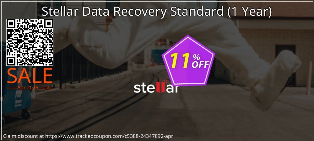 Stellar Data Recovery Standard - 1 Year  coupon on April Fools' Day offer