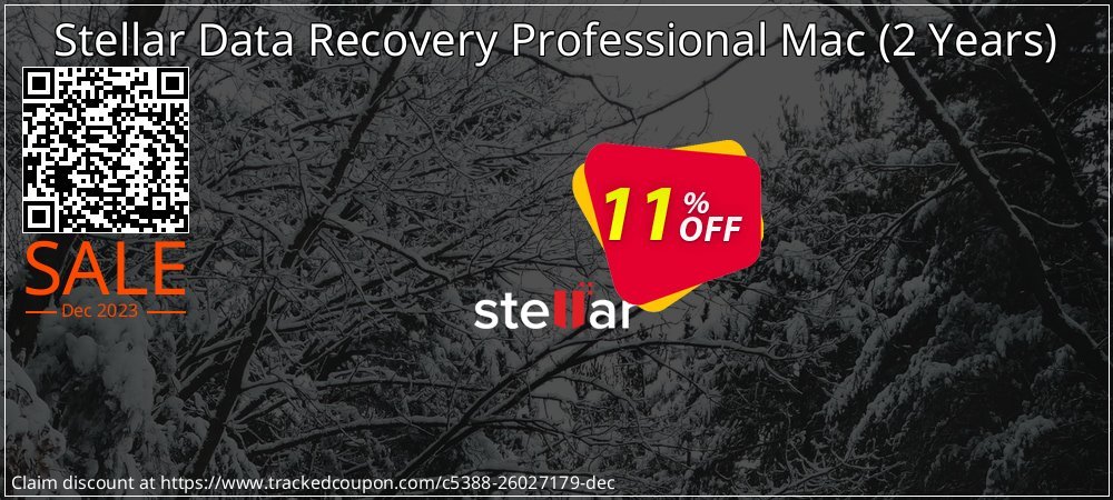 Stellar Data Recovery Professional Mac - 2 Years  coupon on World Password Day discounts