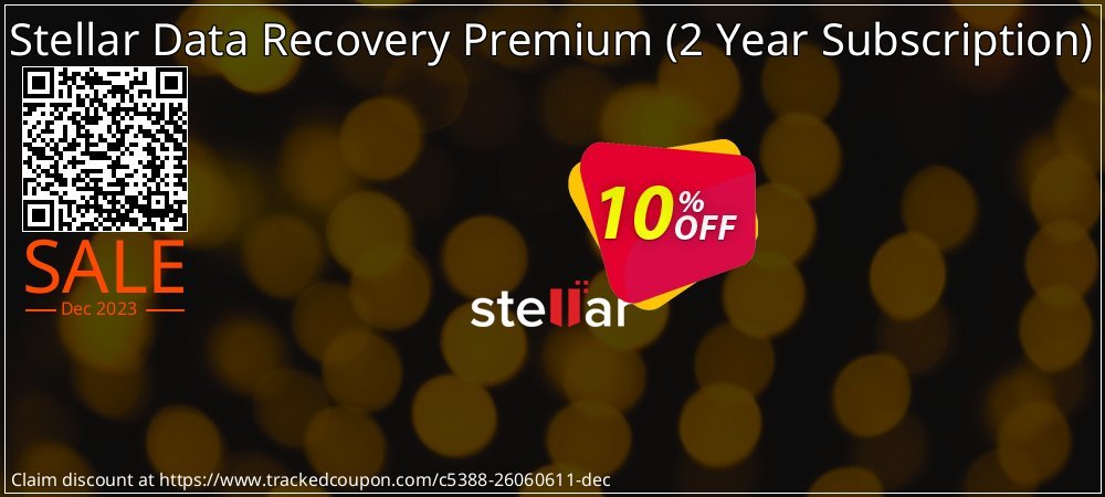 Stellar Data Recovery Premium - 2 Year Subscription  coupon on Palm Sunday offer