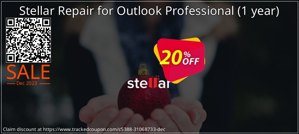 Stellar Repair for Outlook Professional - 1 year  coupon on National Pizza Party Day offering discount