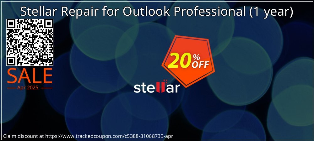 Stellar Repair for Outlook Professional - 1 year  coupon on Easter Day discount