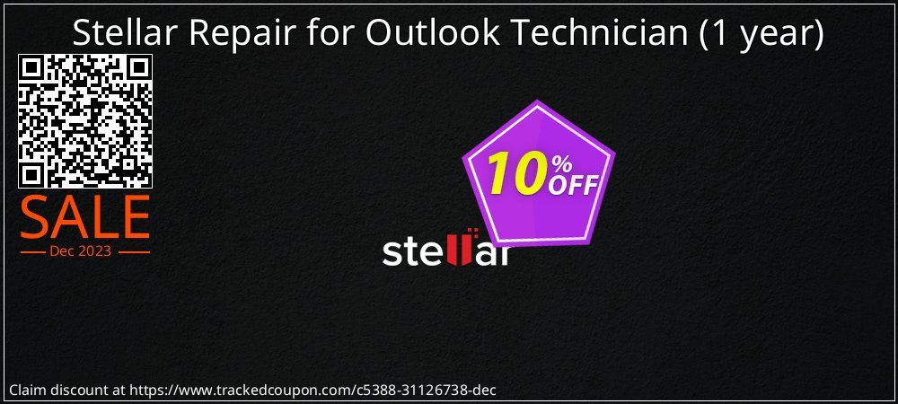 Stellar Repair for Outlook Technician - 1 year  coupon on Easter Day discount