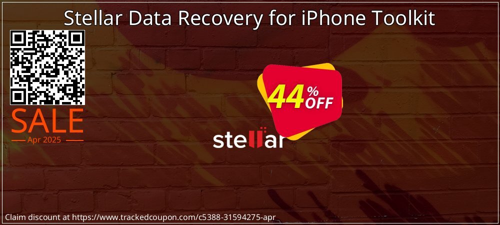 Stellar Data Recovery for iPhone Toolkit coupon on National Walking Day promotions