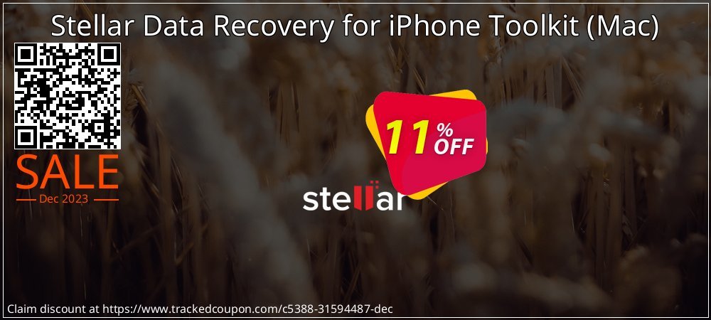 Stellar Data Recovery for iPhone Toolkit - Mac  coupon on Kiss Day offer