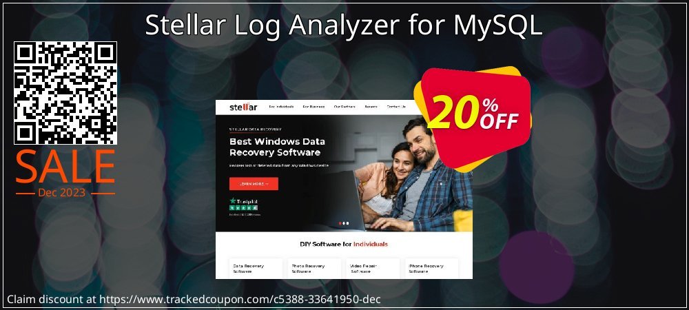 Stellar Log Analyzer for MySQL coupon on Mother's Day offering discount