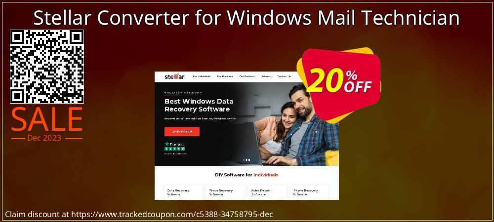 Claim 20% OFF Stellar Converter for Windows Mail Technician Coupon discount April, 2021
