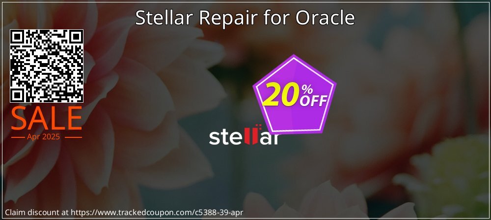 Stellar Repair for Oracle coupon on National Smile Day discount