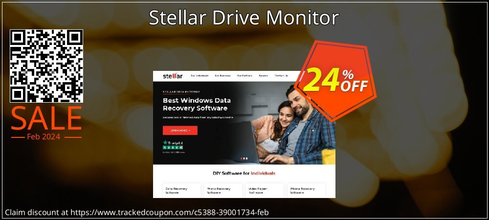 Stellar Drive Monitor coupon on World Password Day sales
