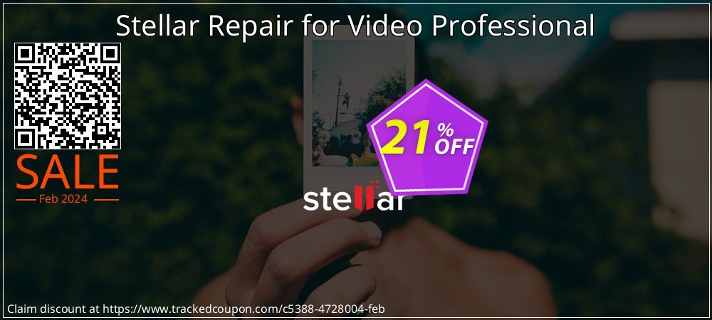 Stellar Repair for Video Professional coupon on Hug Day offering discount