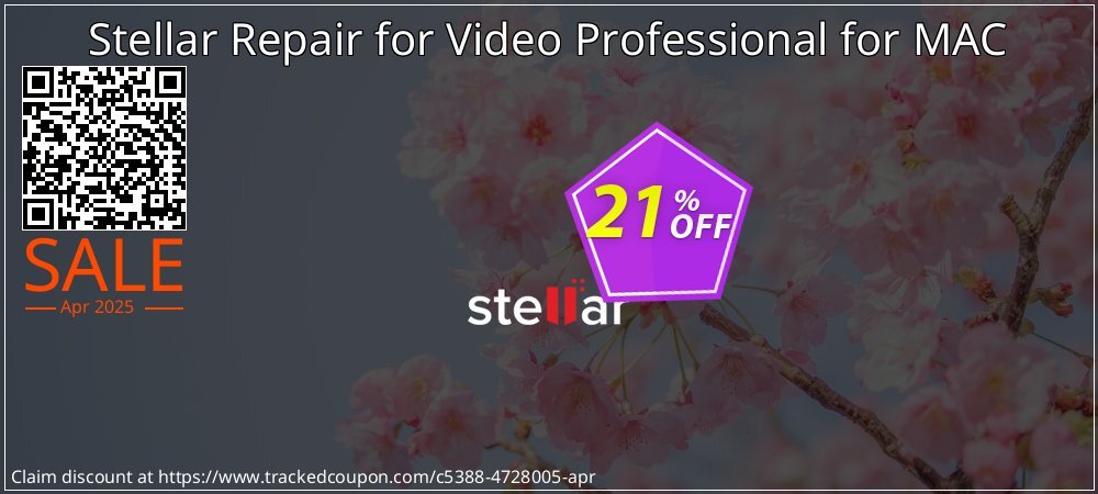 Stellar Repair for Video Professional for MAC coupon on Mother's Day promotions