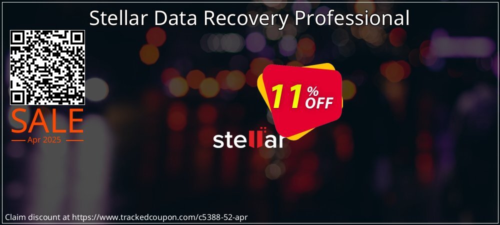 Stellar Data Recovery Professional coupon on Working Day discounts