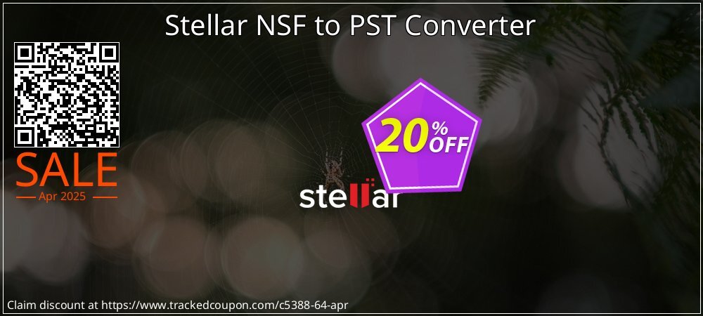 Stellar NSF to PST Converter coupon on April Fools' Day promotions