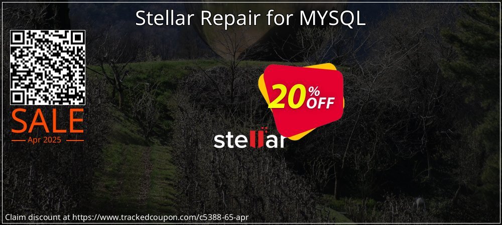 Stellar Repair for MYSQL coupon on National Walking Day deals