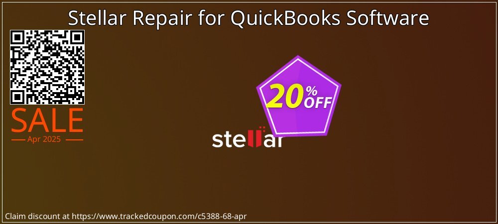 Stellar Repair for QuickBooks Software coupon on Constitution Memorial Day offering sales