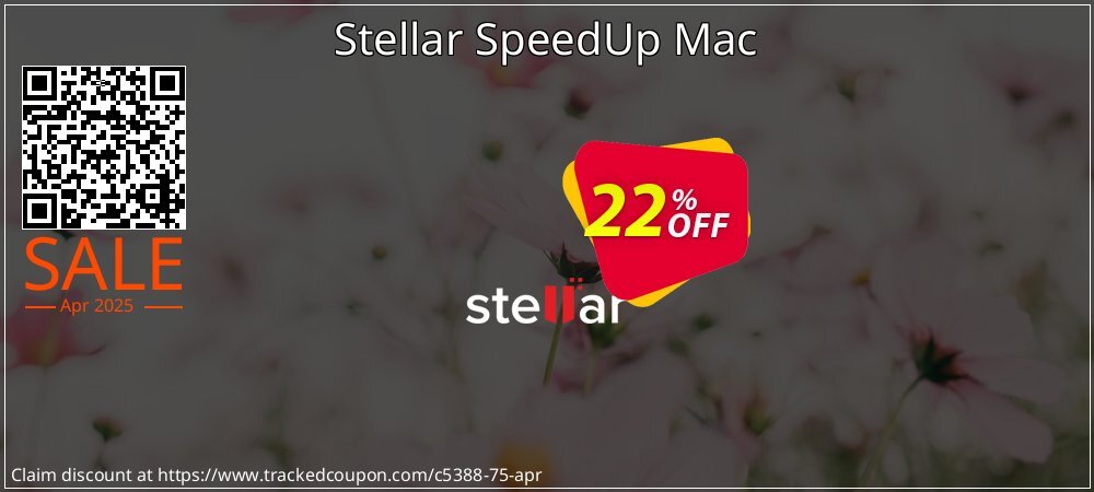 Stellar SpeedUp Mac coupon on National Walking Day offer