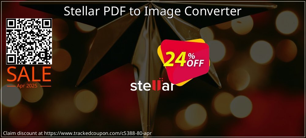 Stellar PDF to Image Converter coupon on World Backup Day super sale