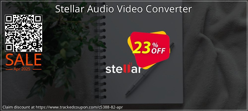 Stellar Audio Video Converter coupon on April Fools' Day sales