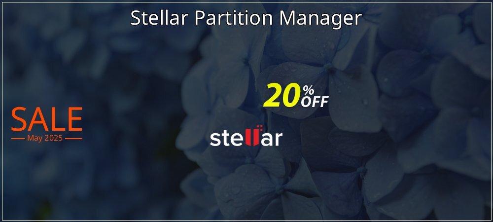 Stellar Partition Manager coupon on Mother's Day sales