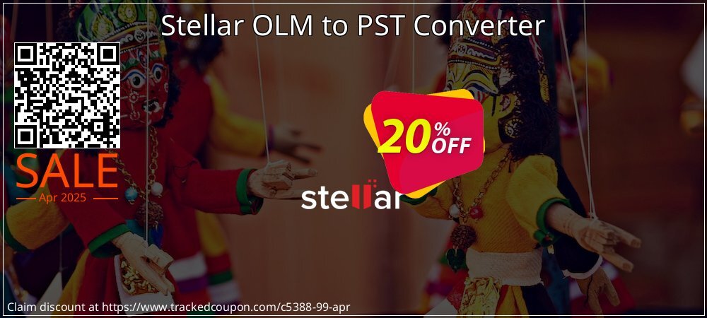 Stellar OLM to PST Converter coupon on National Smile Day sales