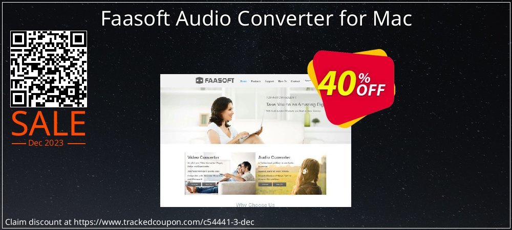 Faasoft Audio Converter for Mac coupon on Easter Day offering sales