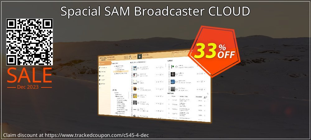 Spacial SAM Broadcaster CLOUD coupon on Tell a Lie Day offer