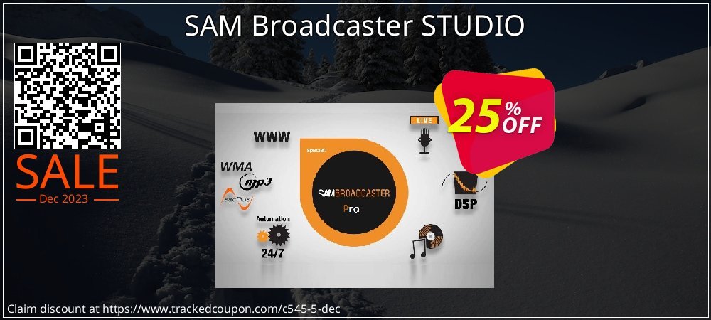 SAM Broadcaster STUDIO coupon on National Walking Day discount