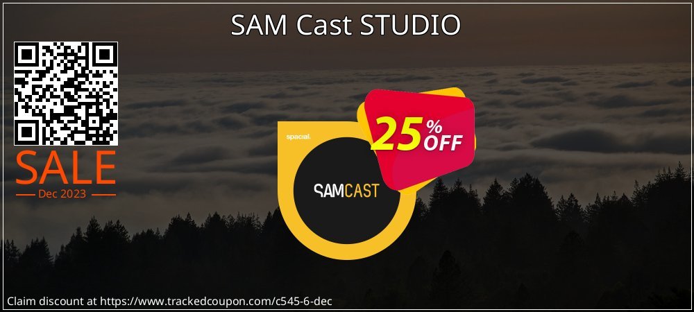 SAM Cast STUDIO coupon on World Party Day offering discount