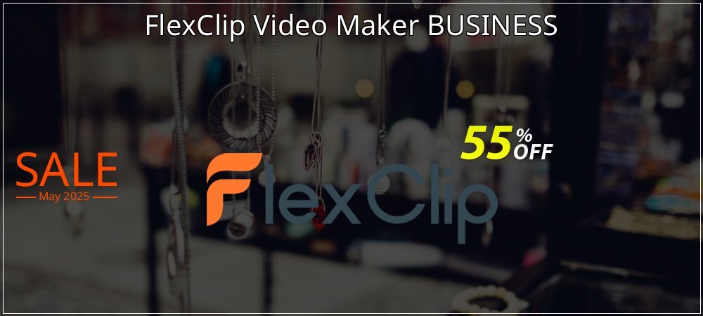 FlexClip Video Maker BUSINESS coupon on Mother's Day promotions