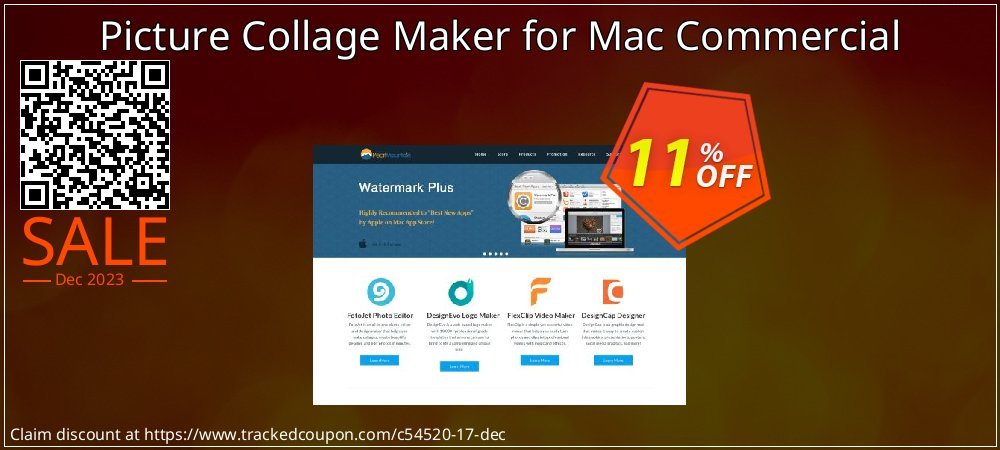 Picture Collage Maker for Mac Commercial coupon on National Memo Day sales