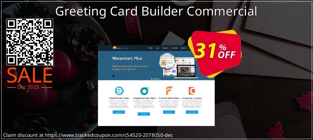 Greeting Card Builder Commercial coupon on Mother's Day offering sales