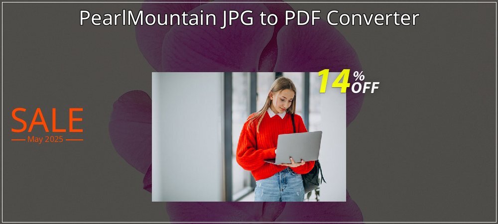 PearlMountain JPG to PDF Converter coupon on National Memo Day offering sales